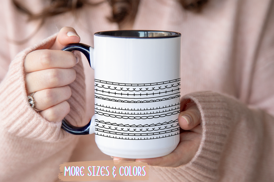 Minimalist Hidden Message Mug | Secret Curse Word Mug | Funny Custom Made Coffee Cup