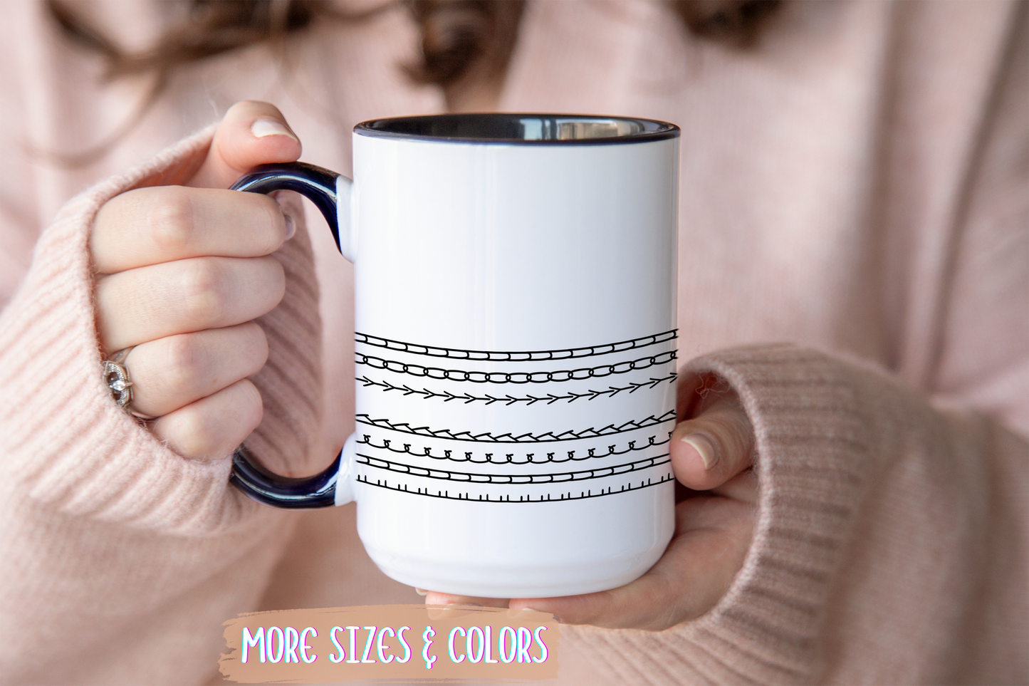 Minimalist Hidden Message Mug | Secret Curse Word Mug | Funny Custom Made Coffee Cup