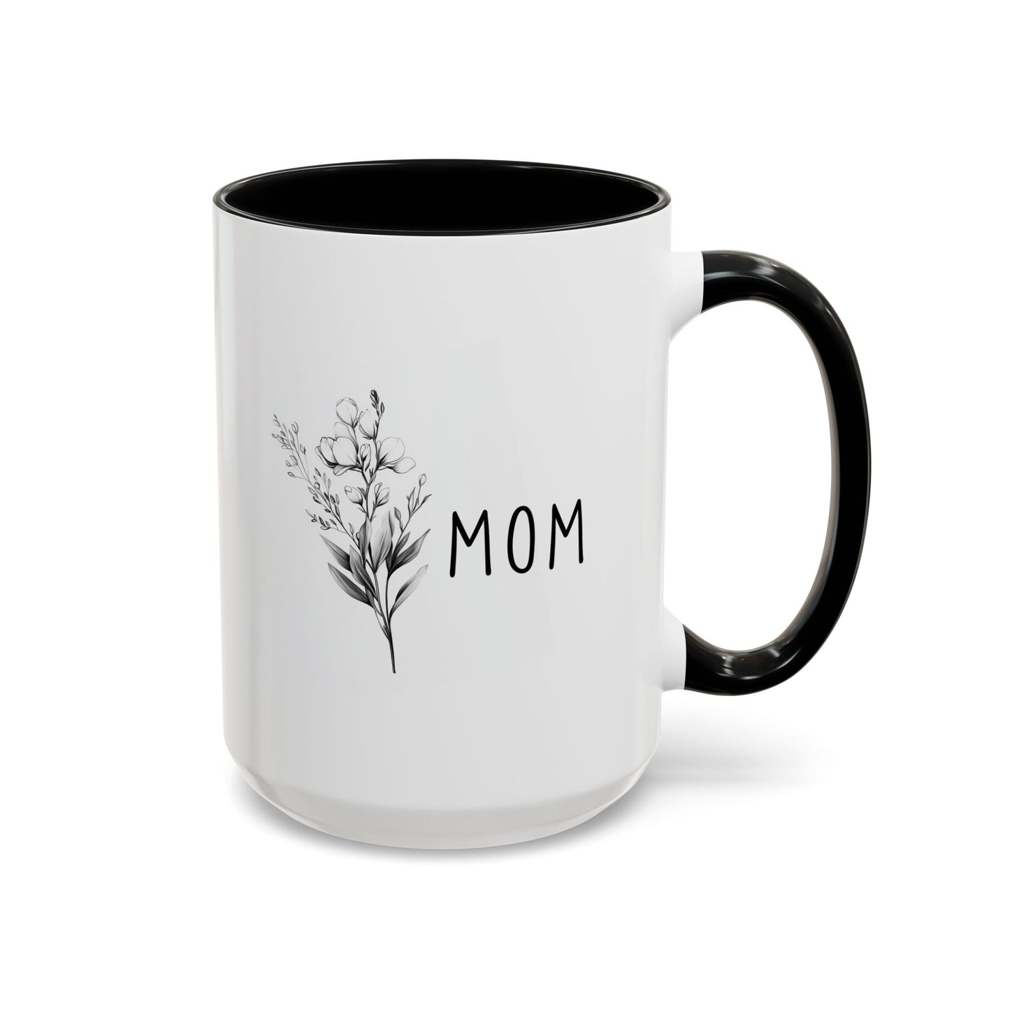 Minimalist Mom Mug | Custom Made Floral Coffee Cup | Mother’s Day Gift for Mom