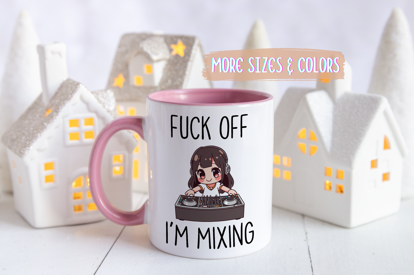 Back Off I’m Mixing DJ Mug | Funny DJ Gift | Custom Made Music Lover Coffee Cup
