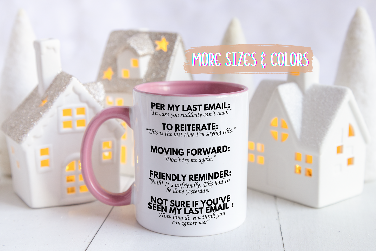 Per My Last Email Mug – Funny Work Coffee Mug | Sarcastic Office Gift for Coworkers & Bosses