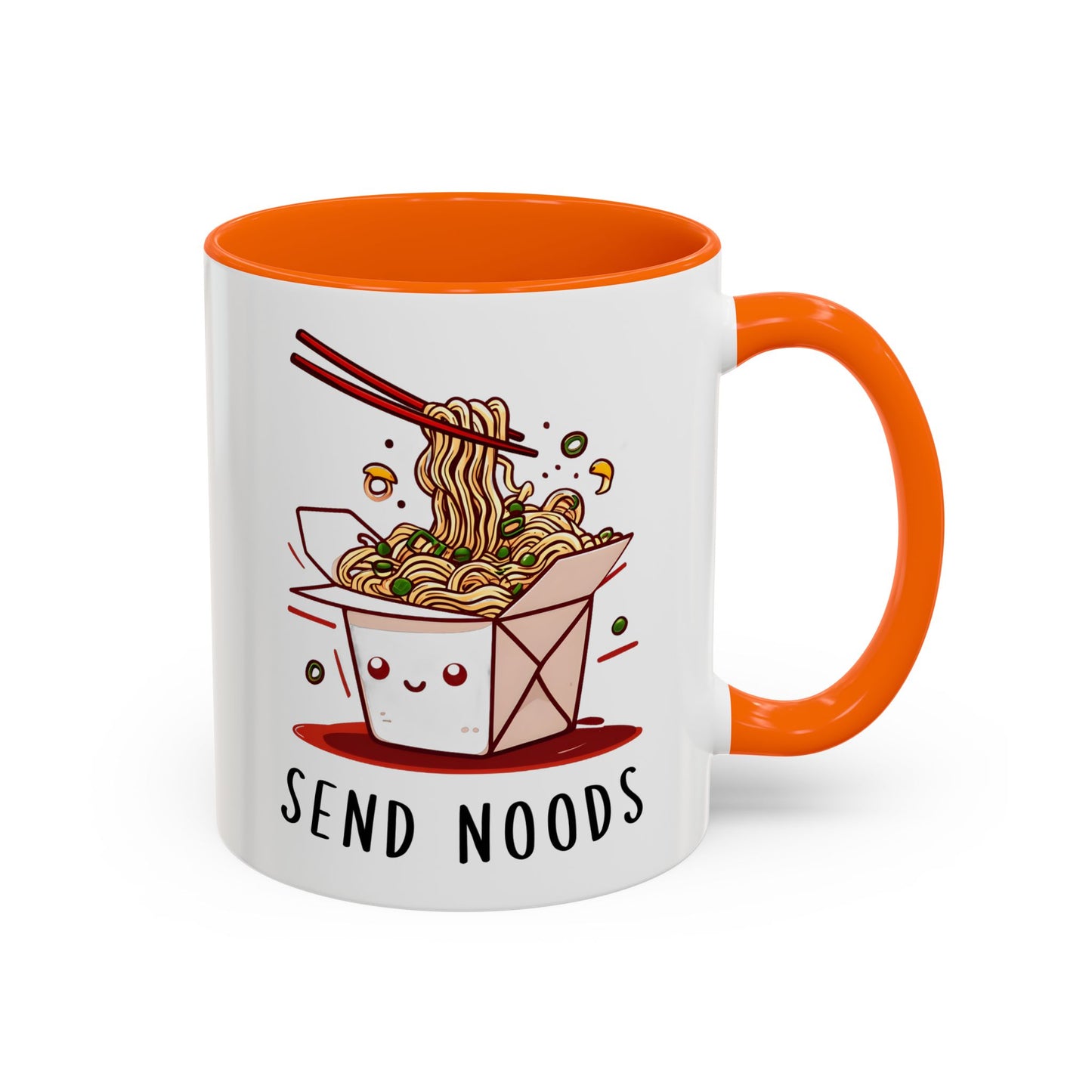 Send Noods Mug – Funny Noodle Mug | Cute Food Pun Coffee Cup