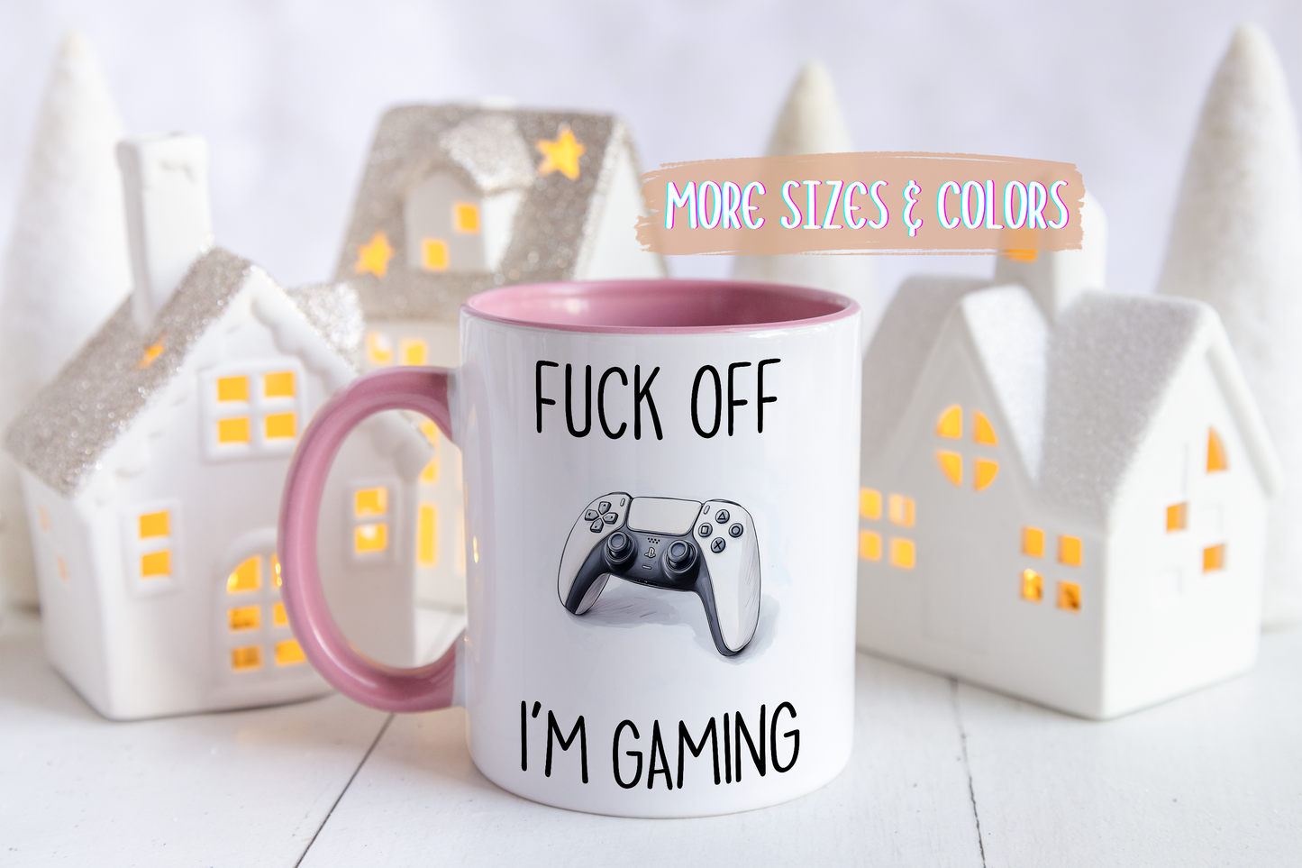 Back Off I’m Gaming Mug | Funny Gamer Controller Cup | Custom Made Video Game Gift