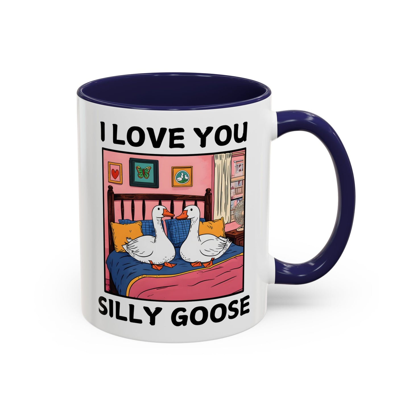 I Love You Silly Goose Mug – Cute Funny Couples Mug | Romantic Gift for Boyfriend, Girlfriend, Husband, or Wife