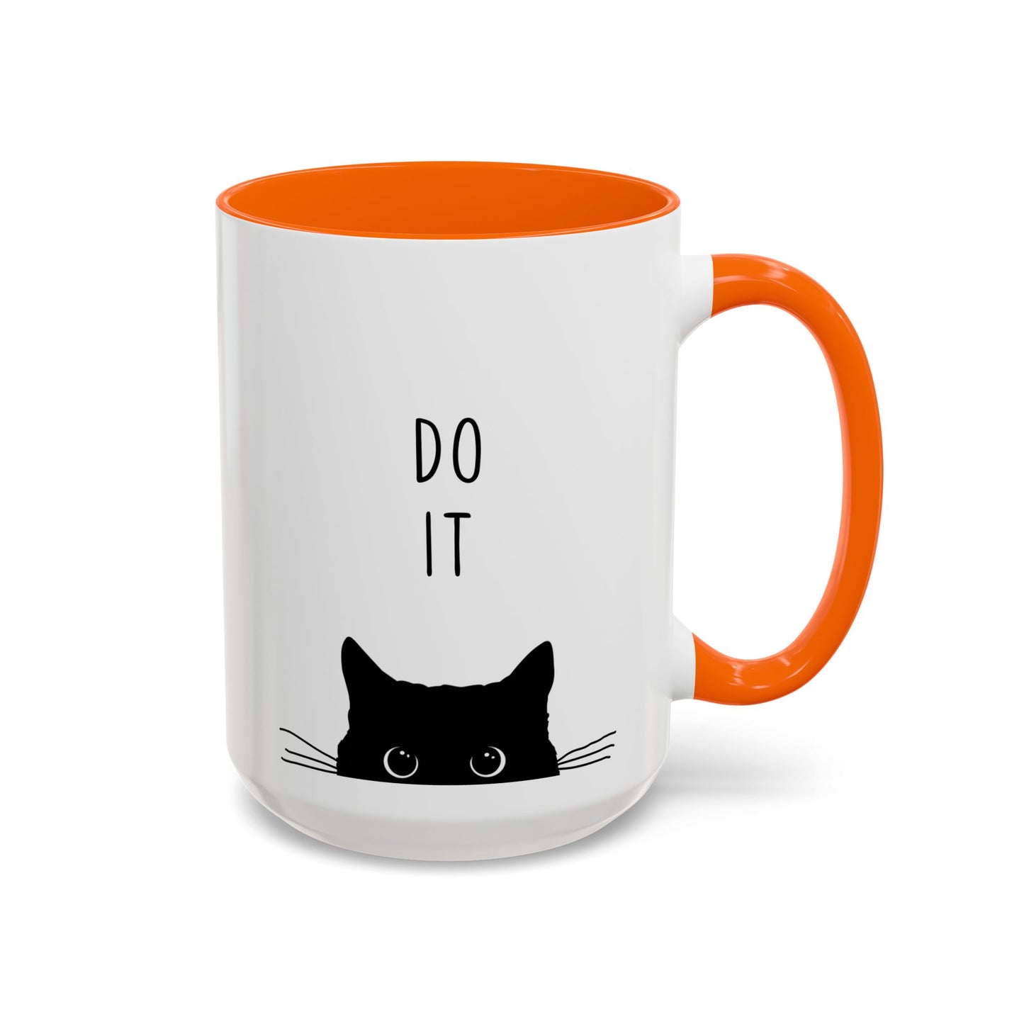 “Do It” Funny Cat Mug | Custom Made Coffee Cup for Cat Lovers & Pet Owners