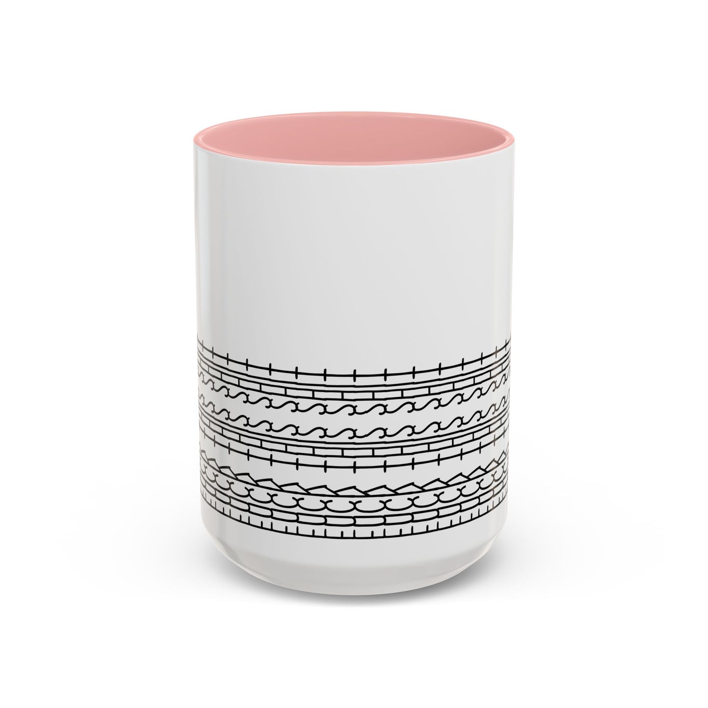 Barbed Wire Hidden Message Mug – Minimalist Grunge Coffee Mug | Edgy Aesthetic Gift for Him or Her