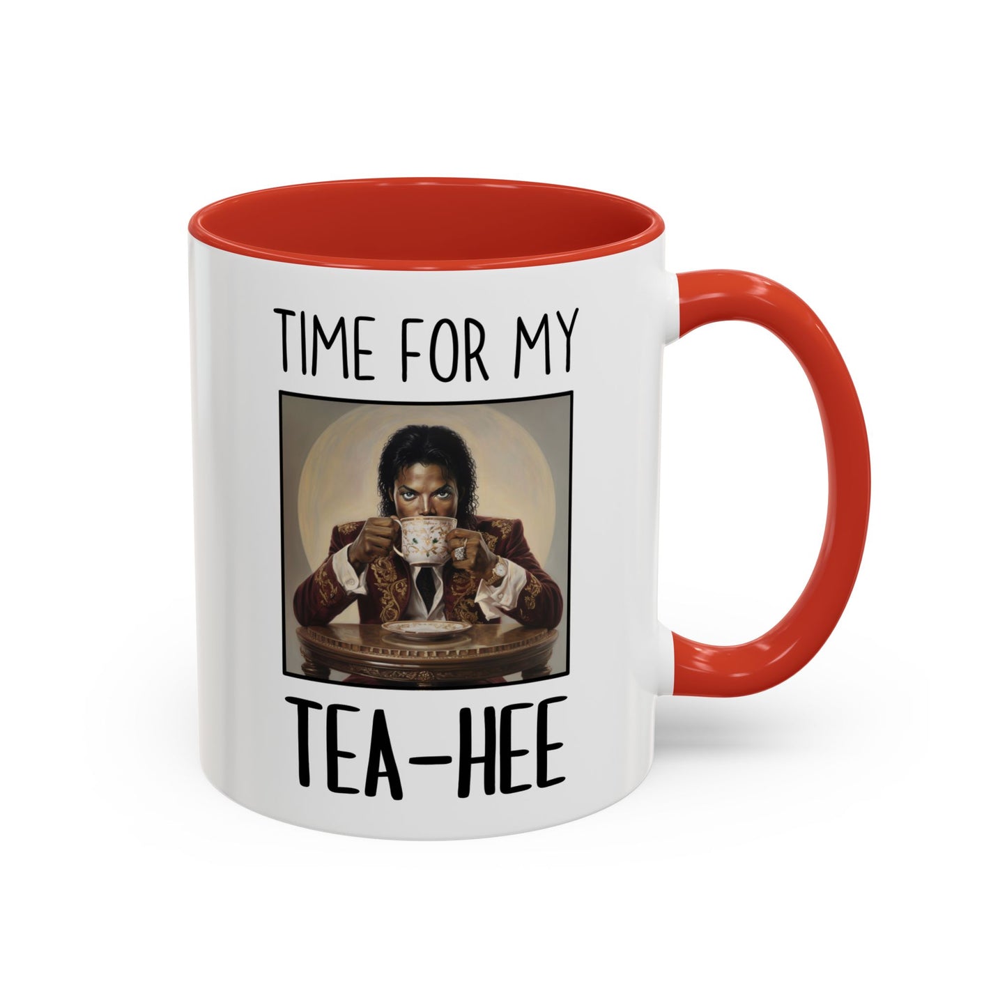 Tea-Hee Funny Mug | Pop Culture Parody Tea Mug | Custom Made Coffee Cup | Humor Gift