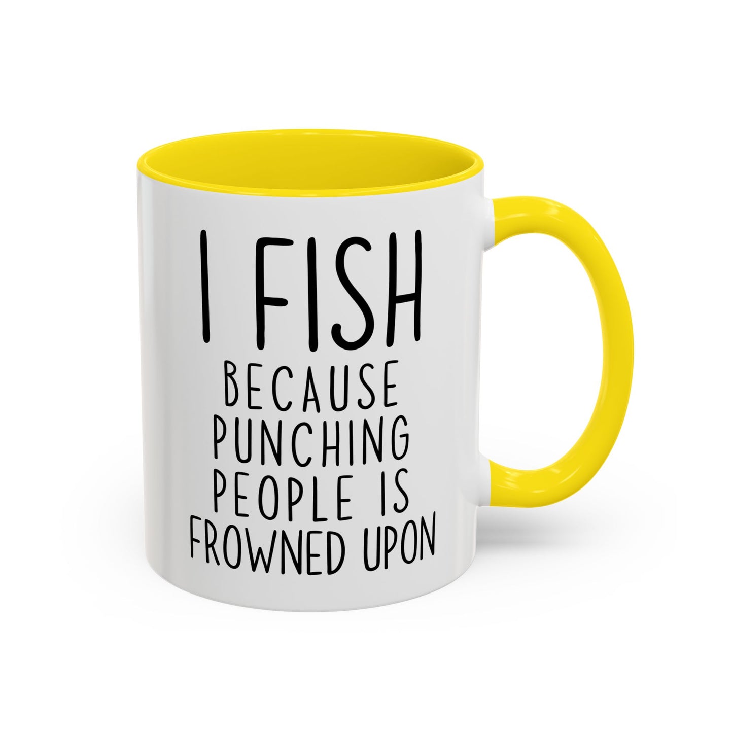 I Fish Because People Stress Me Out Funny Mug | Fishing Lover Cup | Custom Made Gift for Anglers