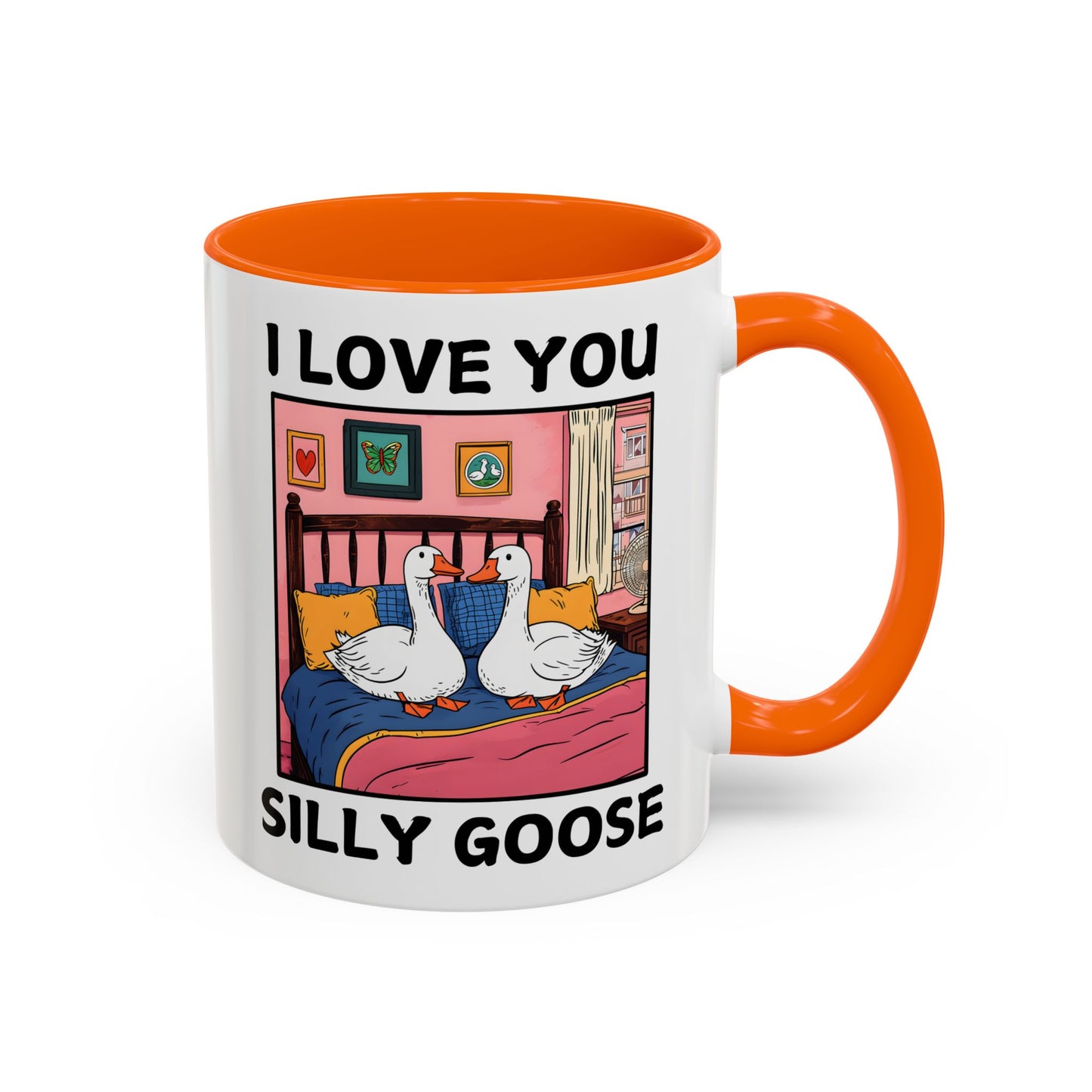 I Love You Silly Goose Mug – Cute Funny Couples Mug | Romantic Gift for Boyfriend, Girlfriend, Husband, or Wife