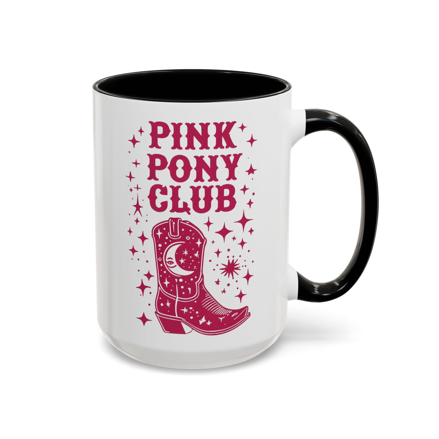Pink Pony Club Mug | Western Aesthetic Cowgirl Mug | Retro Country Boot Mug | Custom Made Gift