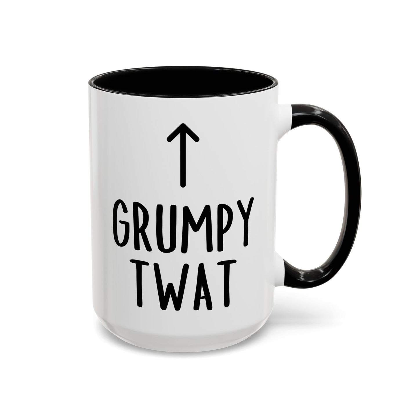 Grumpy Twat Mug – Funny Rude Coffee Cup | Custom Made Sarcastic Gift for Grumpy People
