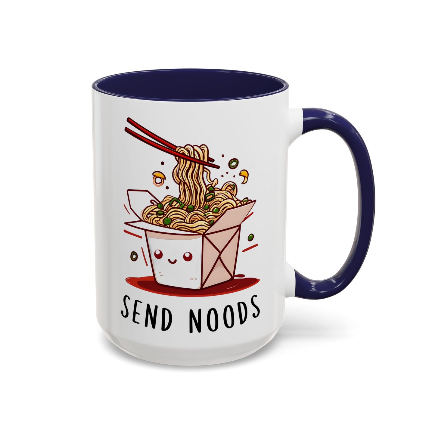 Send Noods Mug – Funny Noodle Mug | Cute Food Pun Coffee Cup