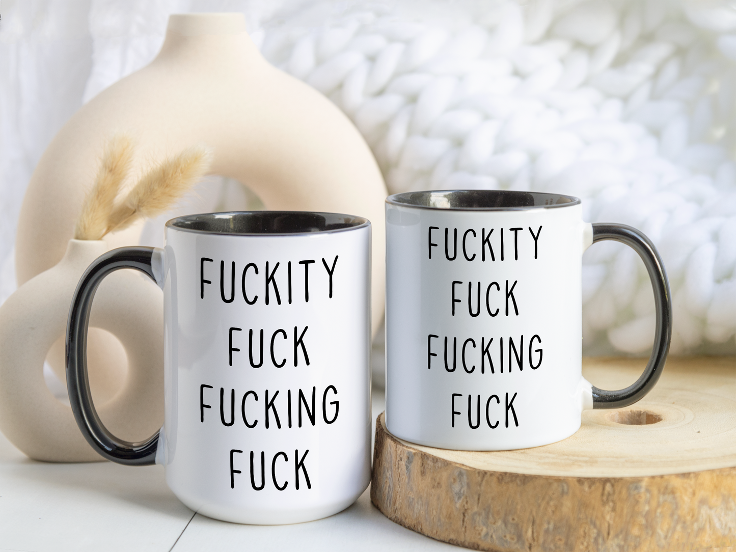 Fuckity Fuck Fucking Fuck Mug – Funny NSFW Coffee Mug | Offensive Adult Humor Gift