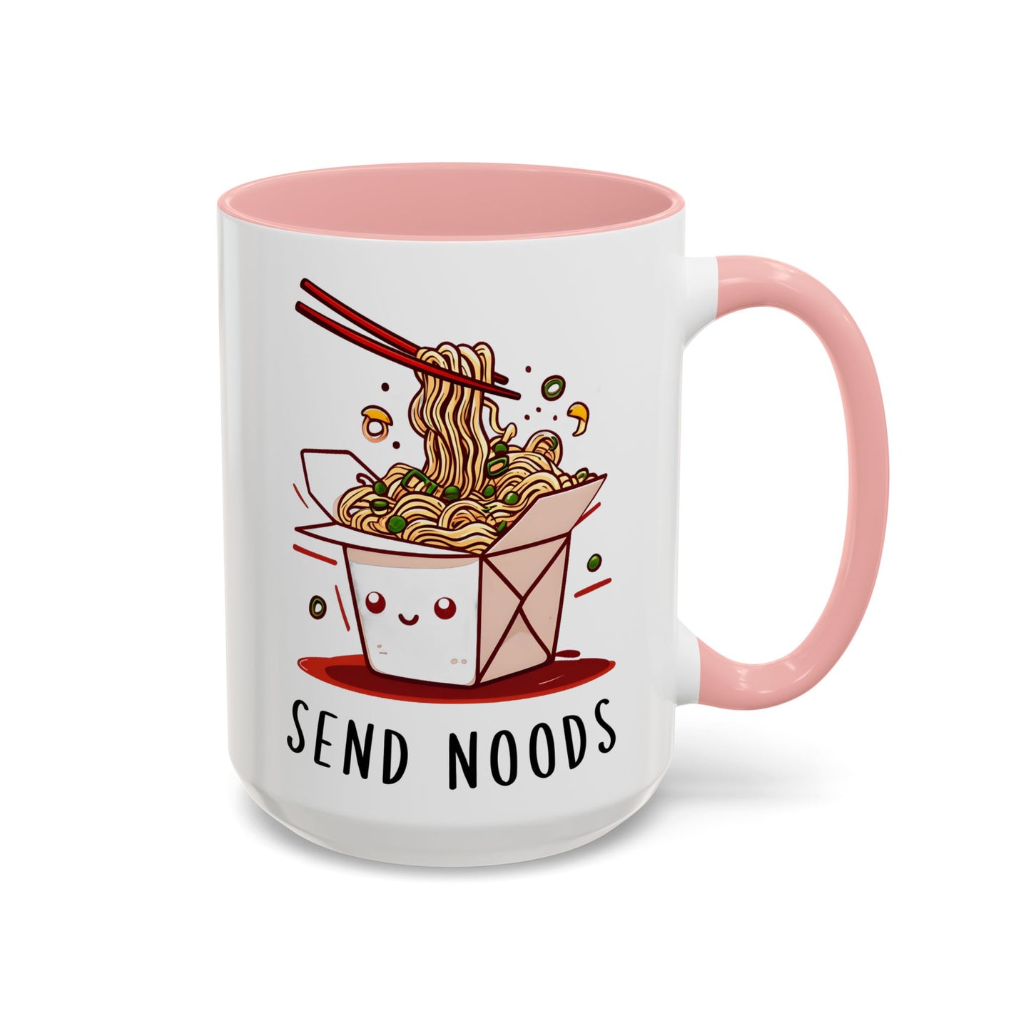 Send Noods Mug – Funny Noodle Mug | Cute Food Pun Coffee Cup