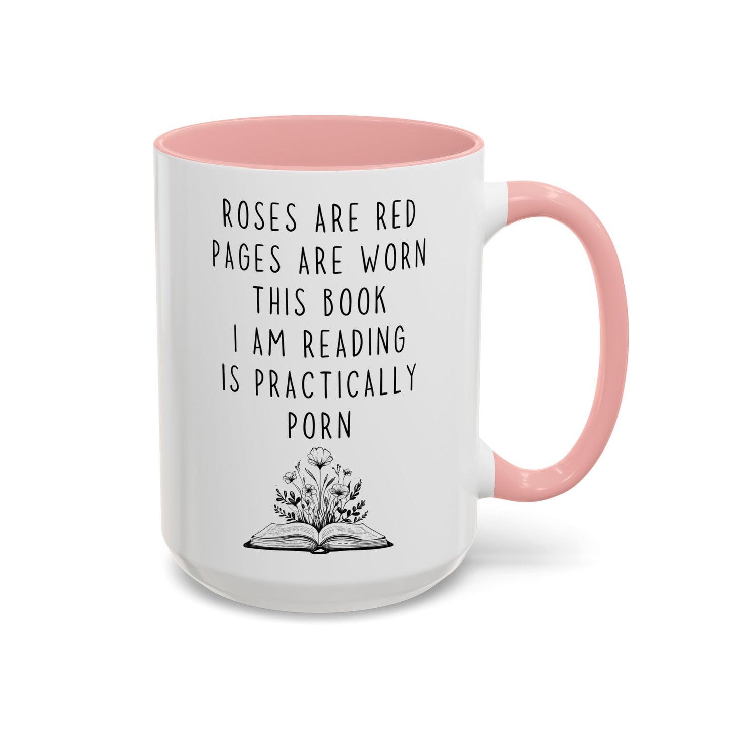 Roses Are Red Funny Book Lover Mug | Spicy Reading Coffee Cup | Custom Made Romance Reader Gift