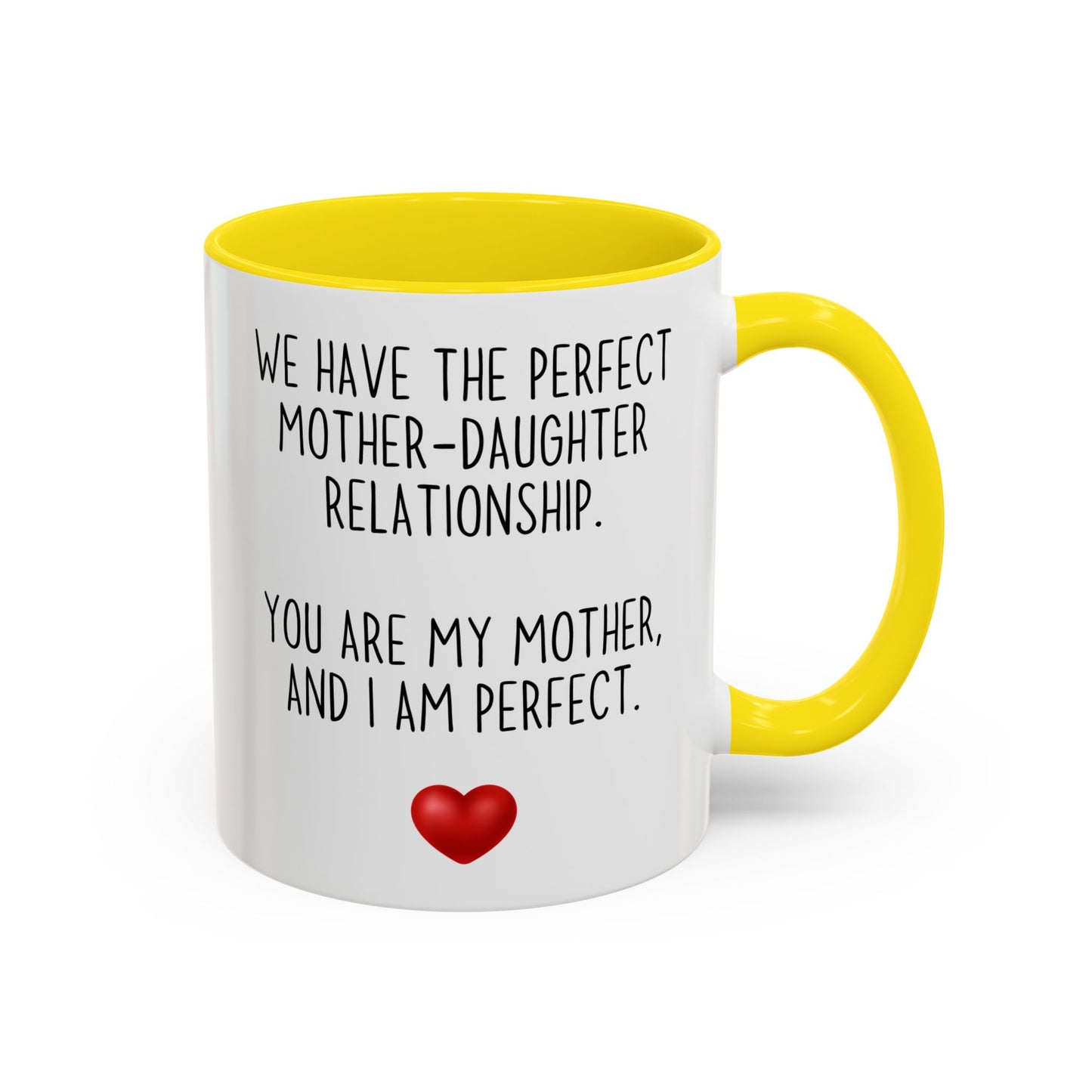 Perfect Mother Daughter Relationship Mug | Funny Mom Gift | Custom Made Coffee Cup for Mother’s Day or Birthday