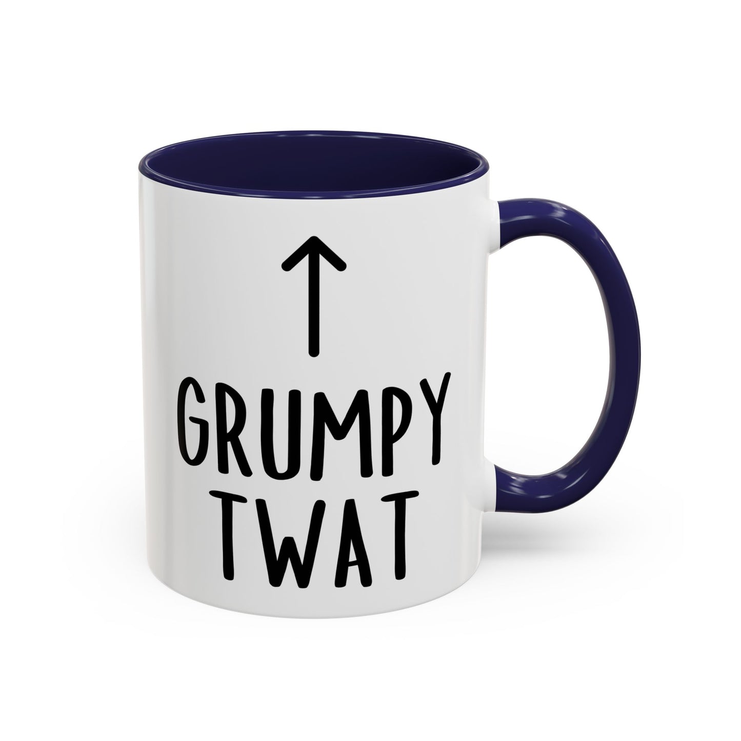 Grumpy Twat Mug – Funny Rude Coffee Cup | Custom Made Sarcastic Gift for Grumpy People