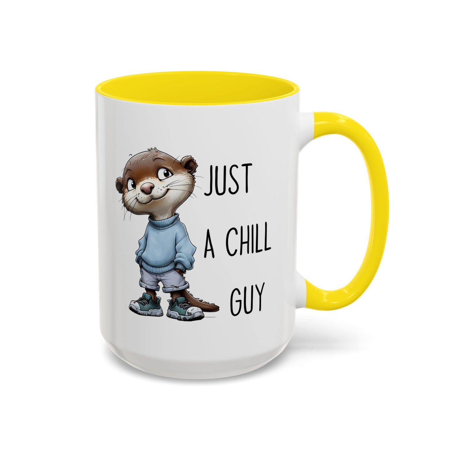 Just a Chill Guy Otter Mug | Funny Animal Coffee Cup | Custom Made Gift for Otter Lovers