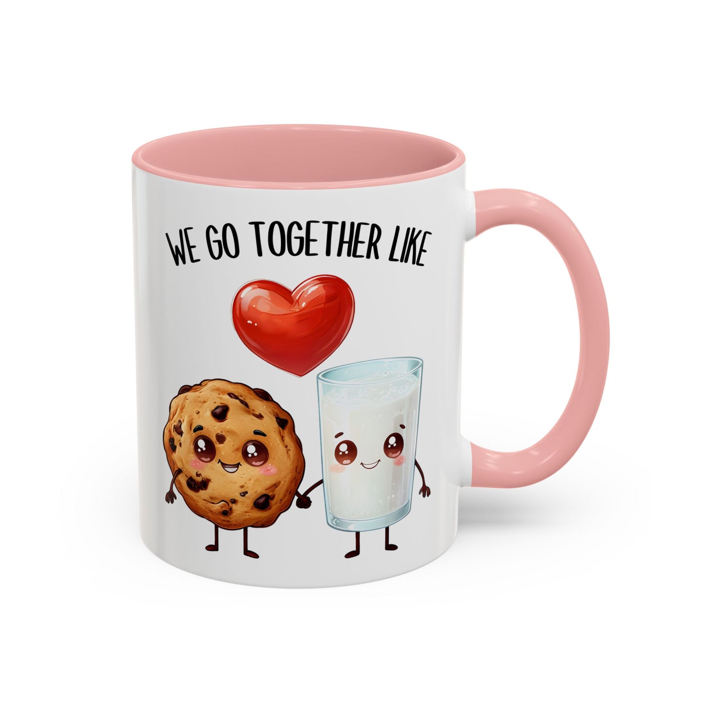 We Go Together Like Milk and Cookies Mug – Cute Couple Mug | Funny Valentine’s Gift for Him or Her