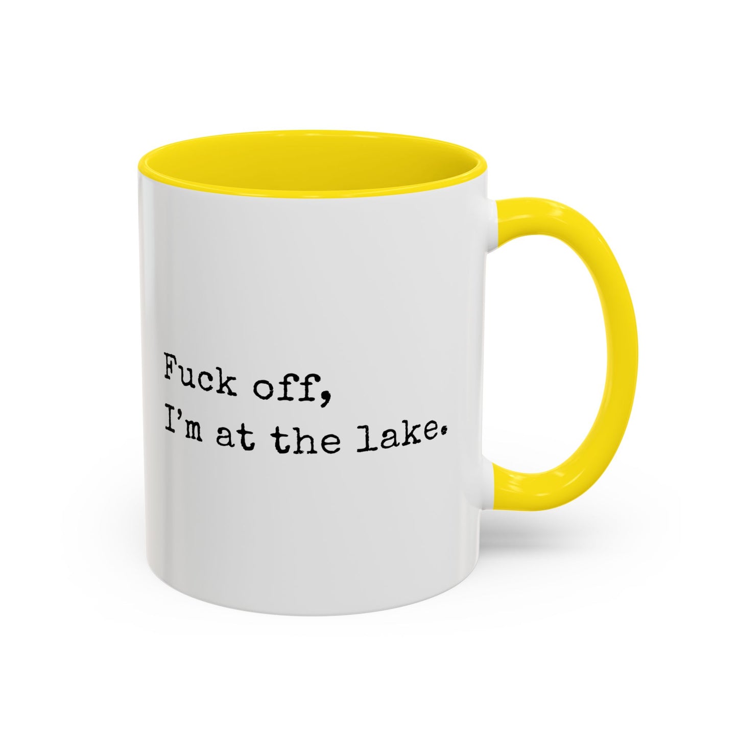 Go Away, I’m At The Lake Mug | Funny Lake Life Coffee Cup | Custom Made Camping Gift