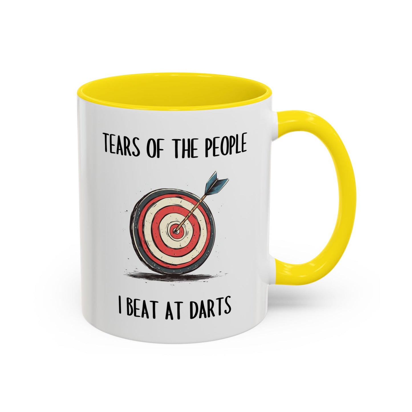 Tears of the People I Beat at Darts Mug | Funny Darts Player Gift | Custom Made Coffee Cup