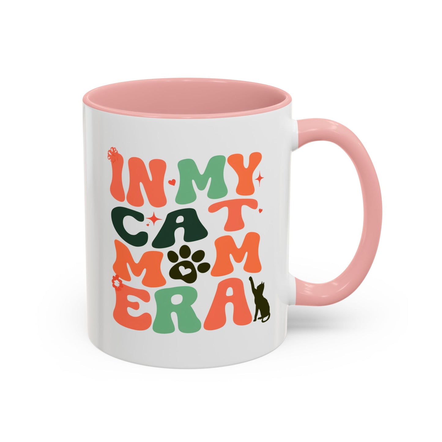 In My Cat Mom Era Mug | Retro Cat Lover Gift | Custom Made Coffee Cup for Cat Moms