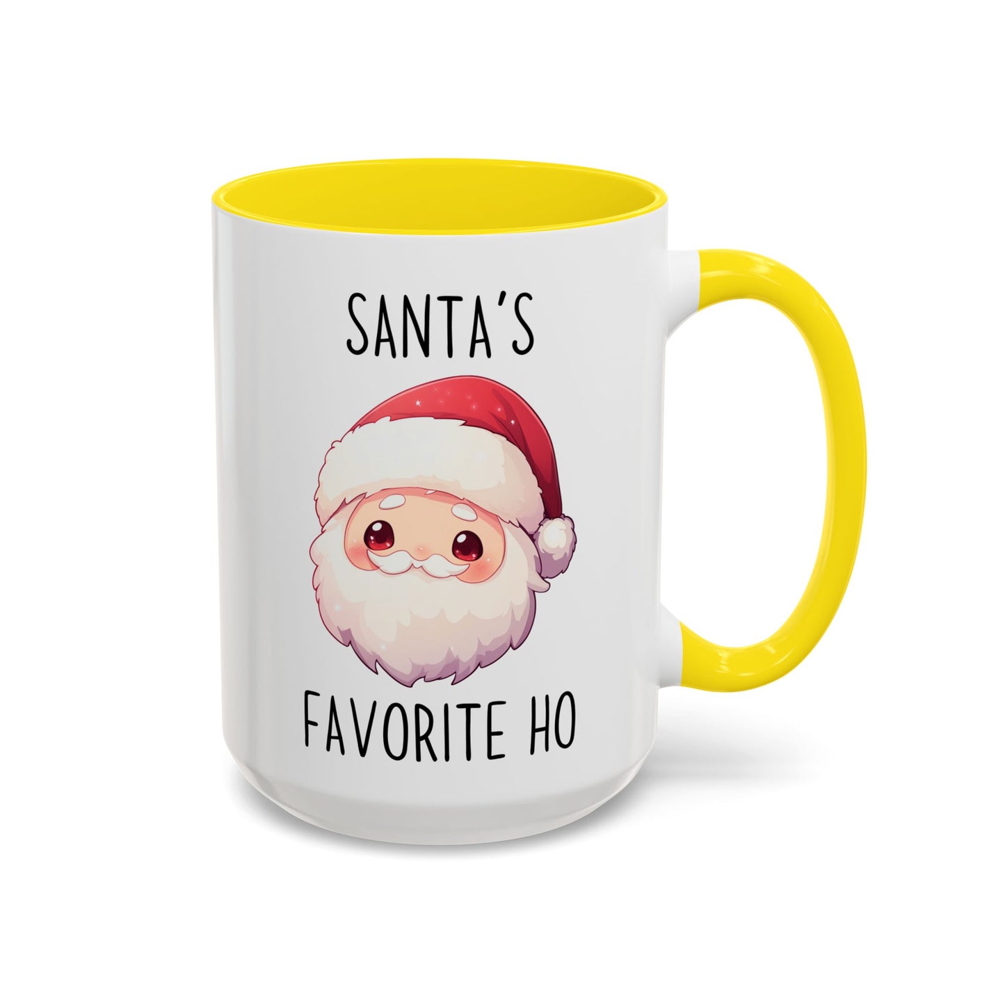Santa’s Favorite Ho Ho Ho Funny Christmas Mug | Cute Santa Holiday Cup | Custom Made Gift for Her or Him