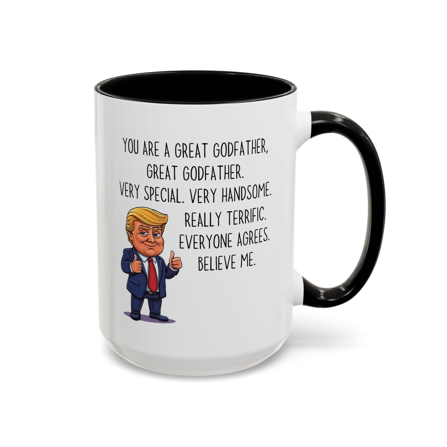 Funny Godfather Mug – “You Are a Great Godfather” Custom Made Coffee Cup | Gift for Godfather or Baptism Gift