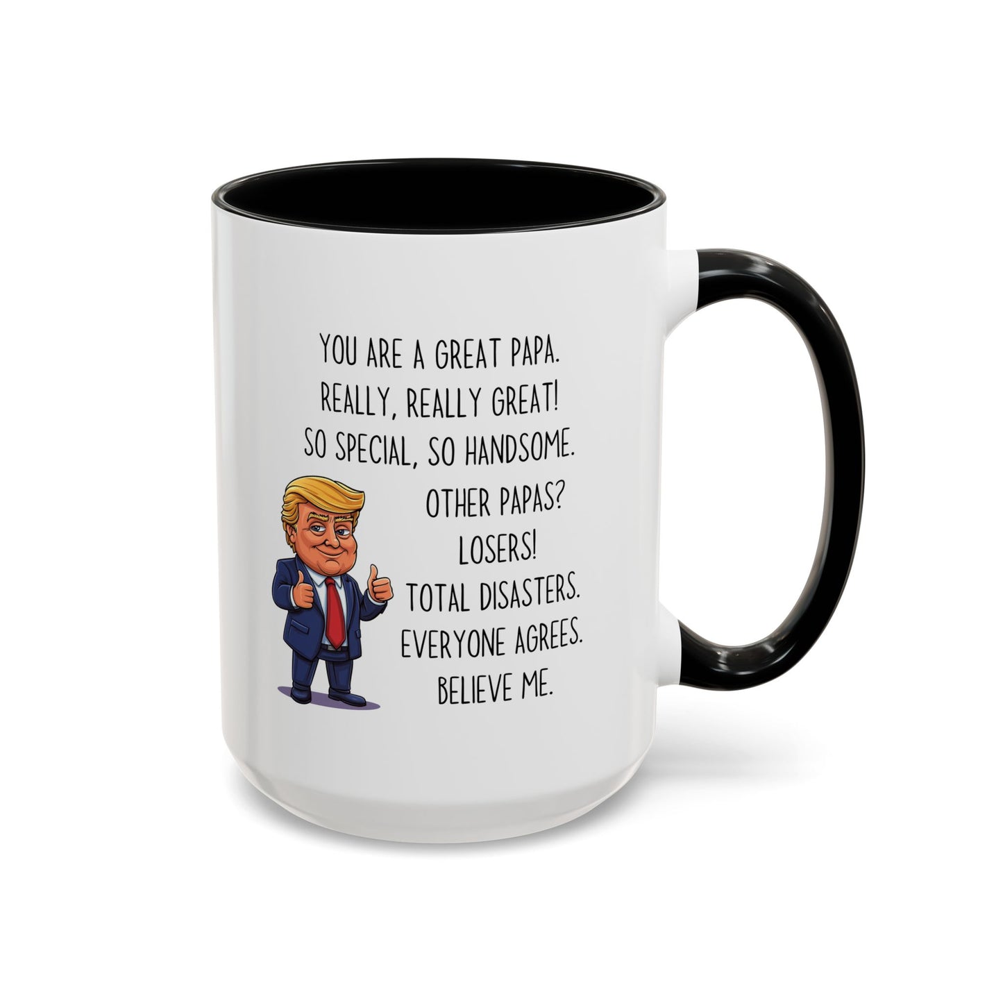 Funny Papa Mug – “You Are a Great Papa” Custom Made Coffee Cup | Father’s Day or Birthday Gift for Grandpa