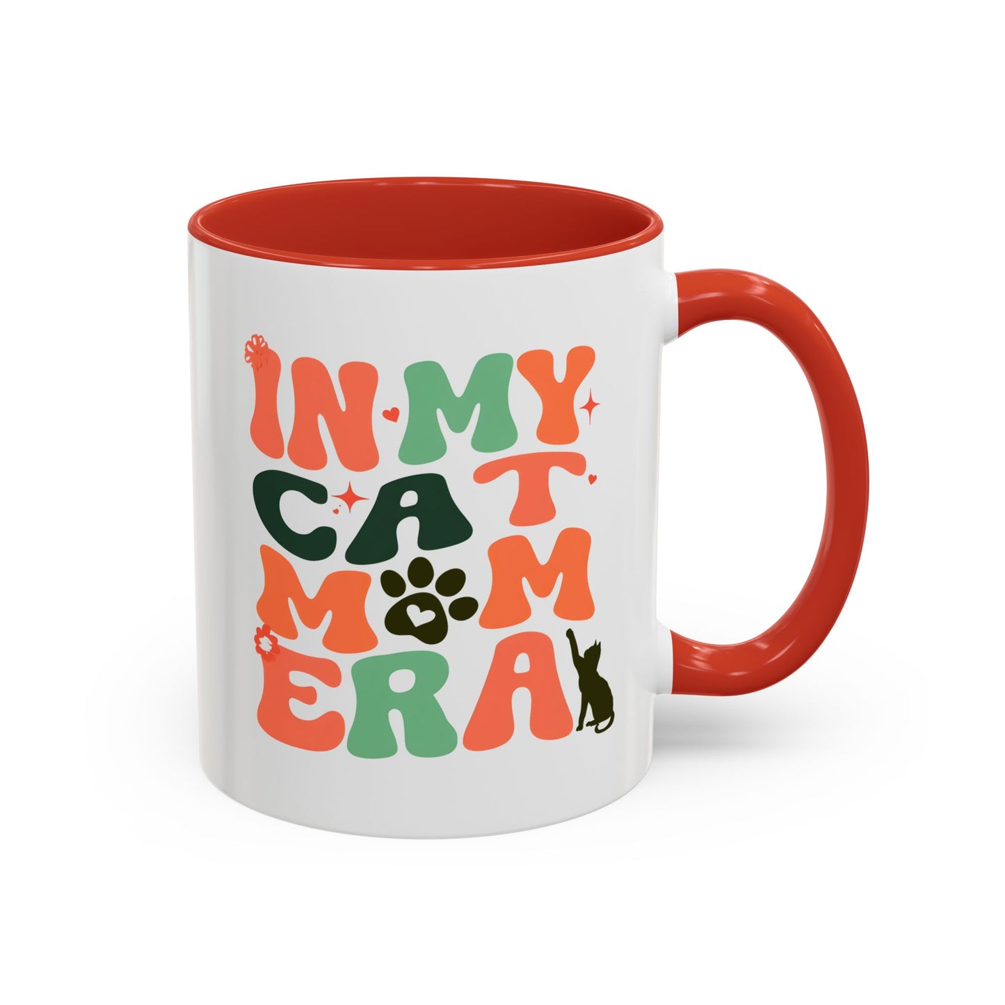 In My Cat Mom Era Mug | Retro Cat Lover Gift | Custom Made Coffee Cup for Cat Moms