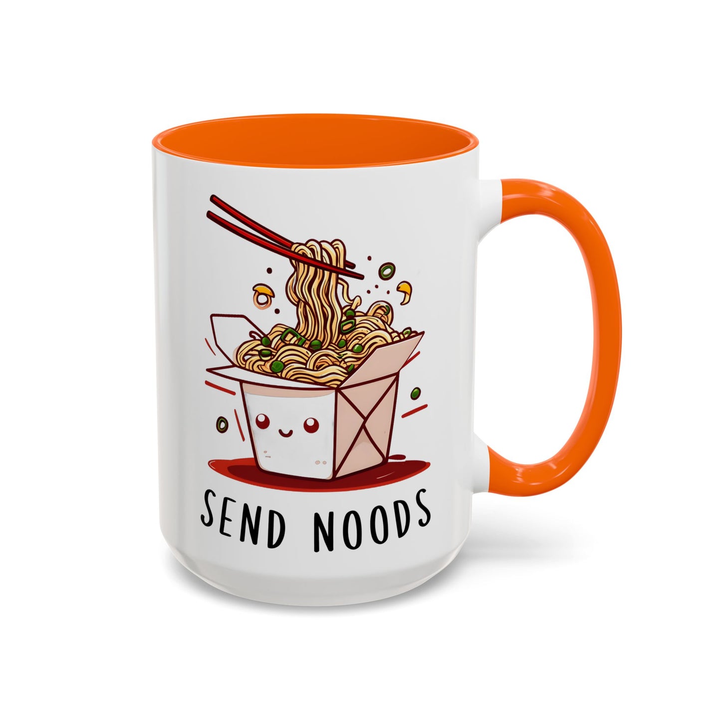 Send Noods Mug – Funny Noodle Mug | Cute Food Pun Coffee Cup