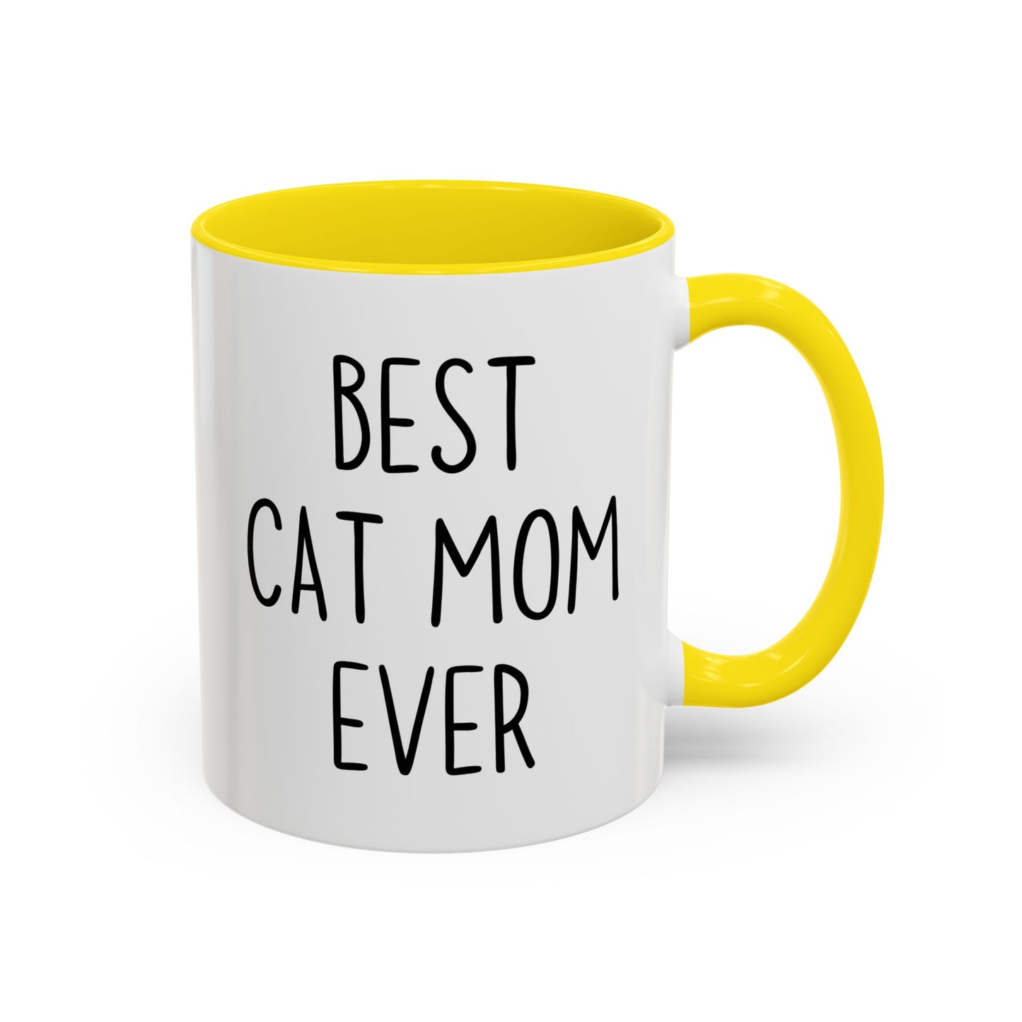 Best Cat Mom Ever Mug | Funny Cat Lover Gift | Custom Made Coffee Cup for Cat Moms