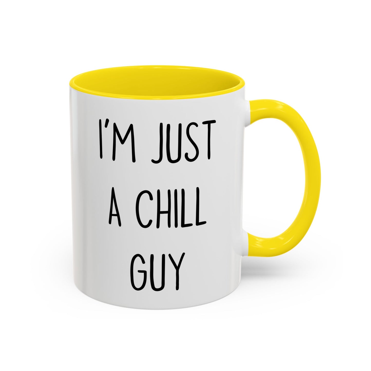 “I’m Just a Chill Guy” Custom Made Mug | Funny Coffee Cup for Men, Friends & Coworkers