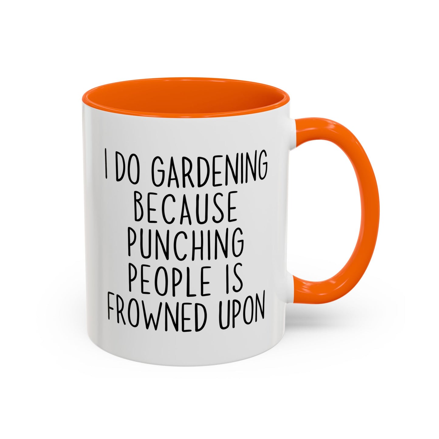 I Garden Because People Stress Me Out Funny Mug | Gardening Humor Cup | Custom Made Gift for Gardeners