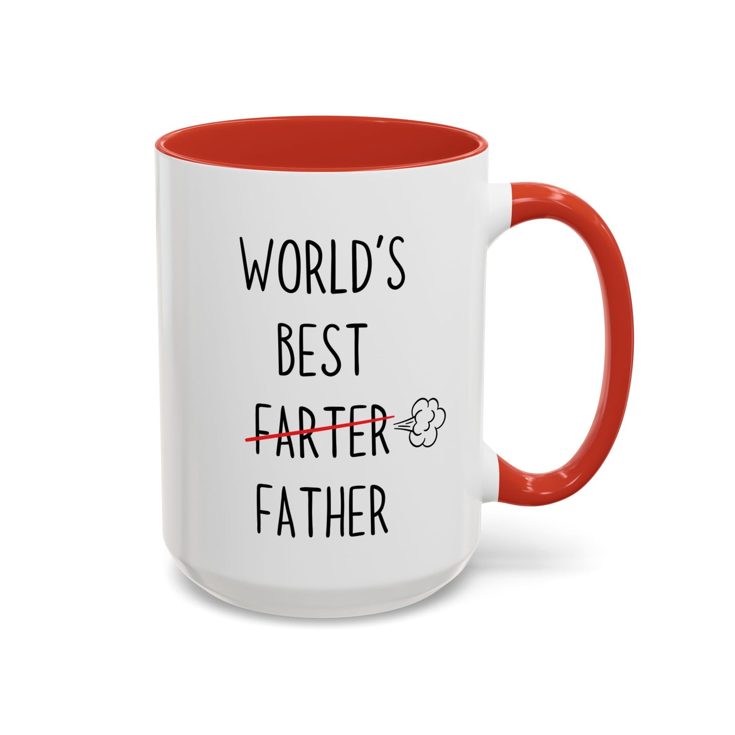 Funny Dad Mug – “World’s Best Farter Father” | Hilarious Father’s Day Coffee Cup Gift from Son or Daughter