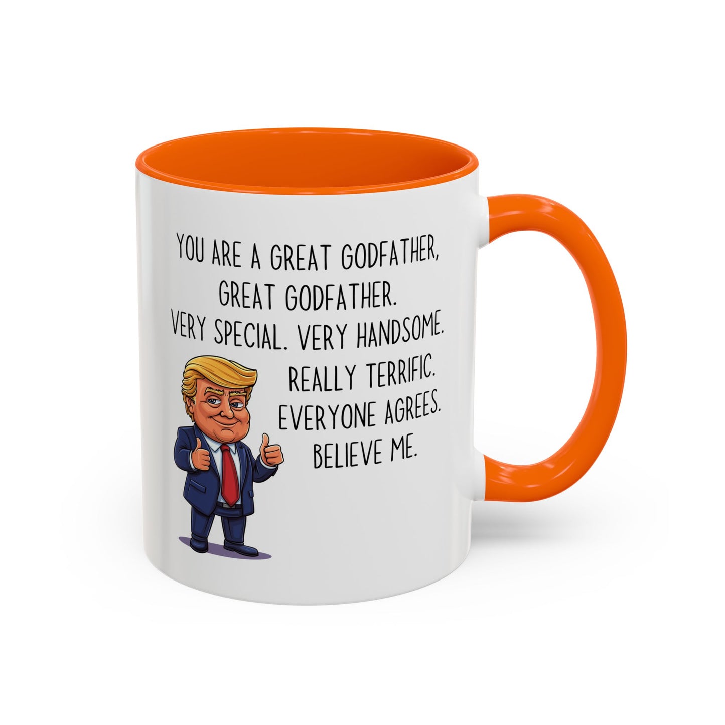 Funny Godfather Mug – “You Are a Great Godfather” Custom Made Coffee Cup | Gift for Godfather or Baptism Gift