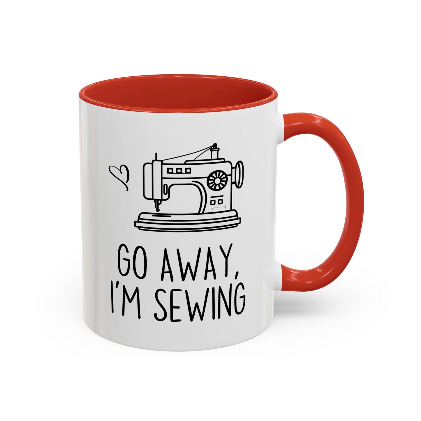 Go Away I’m Sewing Mug | Funny Sewing Mug for Sewists & Crafters | Custom Made Gift for Quilters & Makers