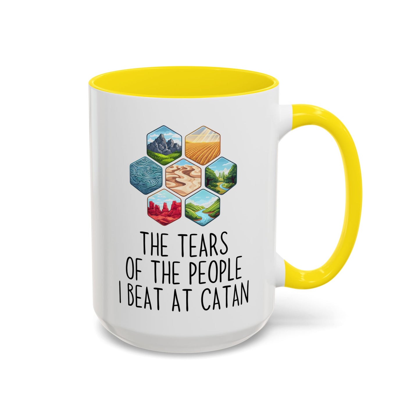 The Tears of the People I Beat at Catan Mug | Funny Board Game Coffee Cup | Custom Made Gift for Gamers & Catan Fans
