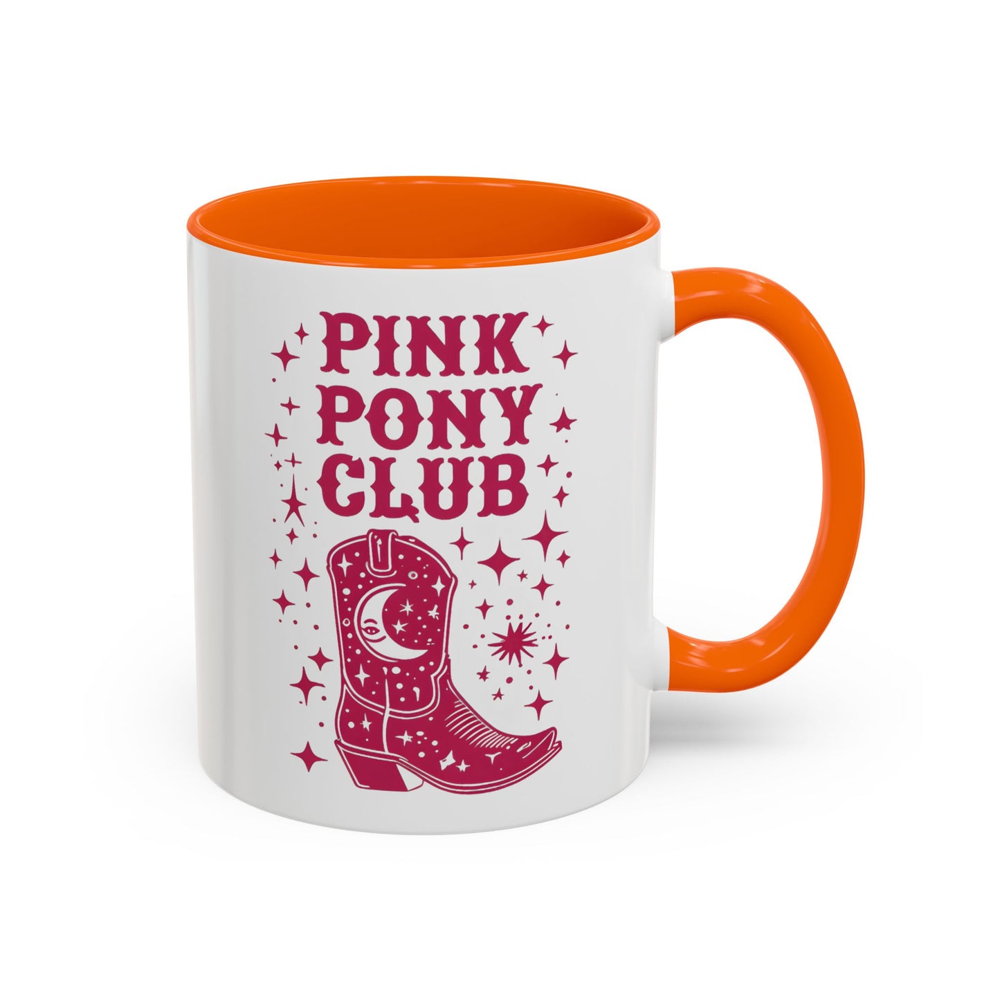 Pink Pony Club Mug | Western Aesthetic Cowgirl Mug | Retro Country Boot Mug | Custom Made Gift
