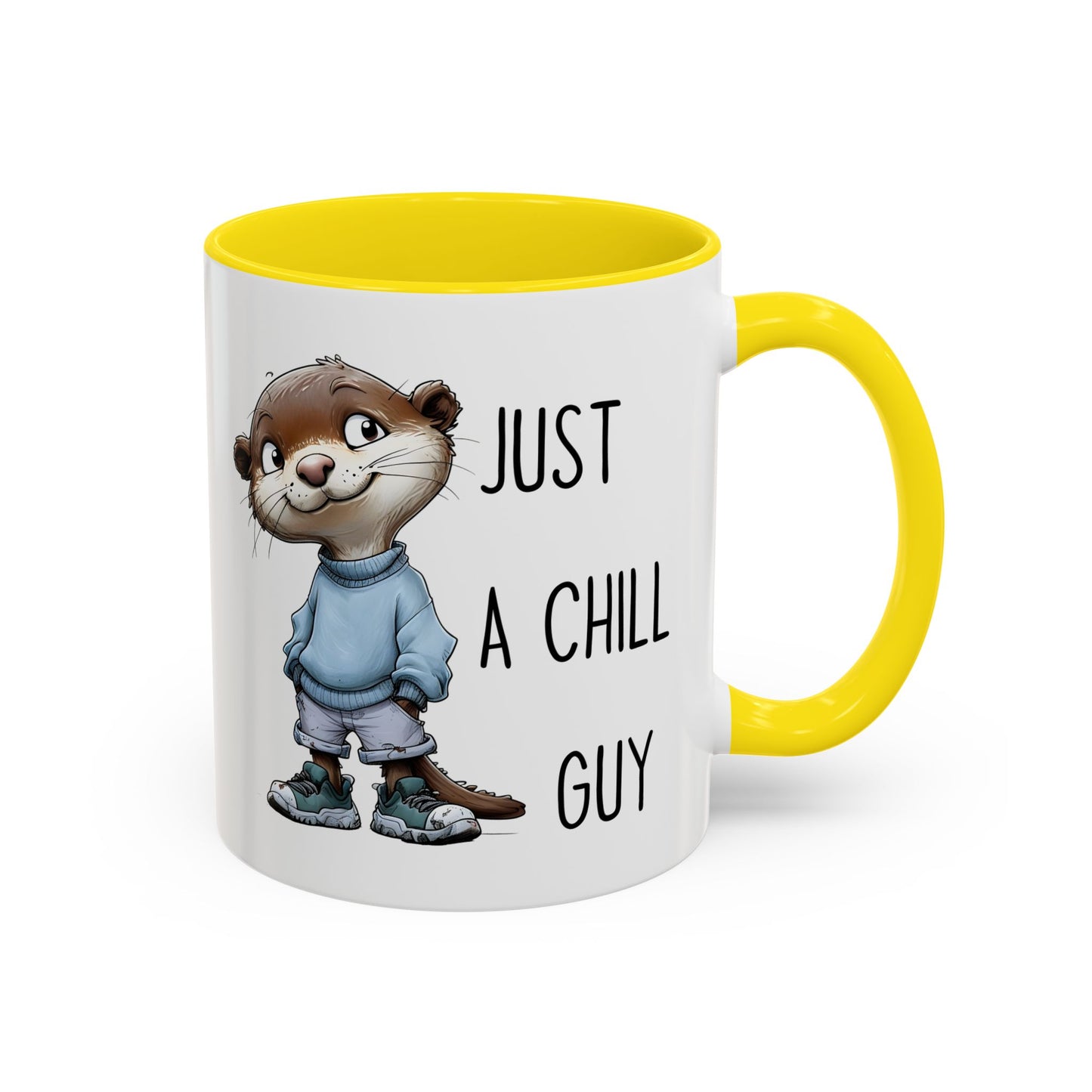 Just a Chill Guy Otter Mug | Funny Animal Coffee Cup | Custom Made Gift for Otter Lovers