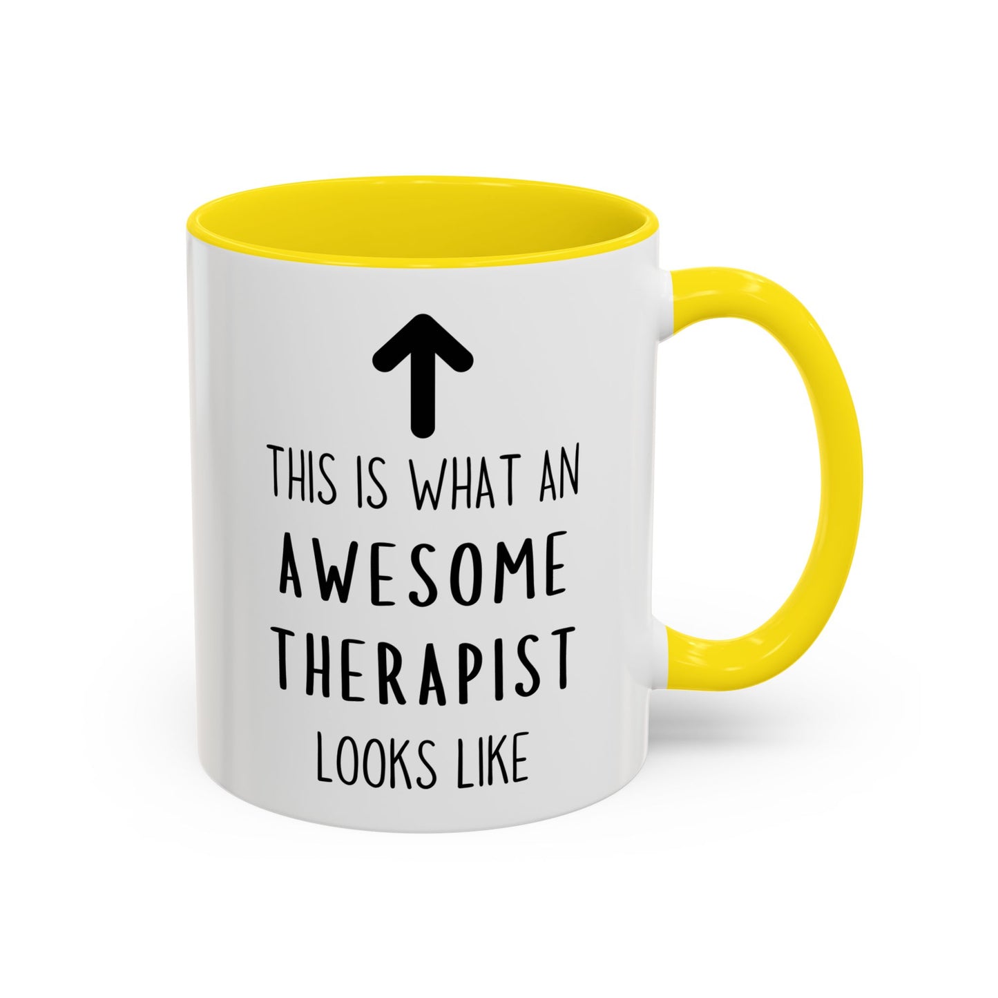 Awesome Therapist Mug – “This Is What an Awesome Therapist Looks Like” Custom Made Coffee Cup | Gift for Therapists, Counselors & Psychologists
