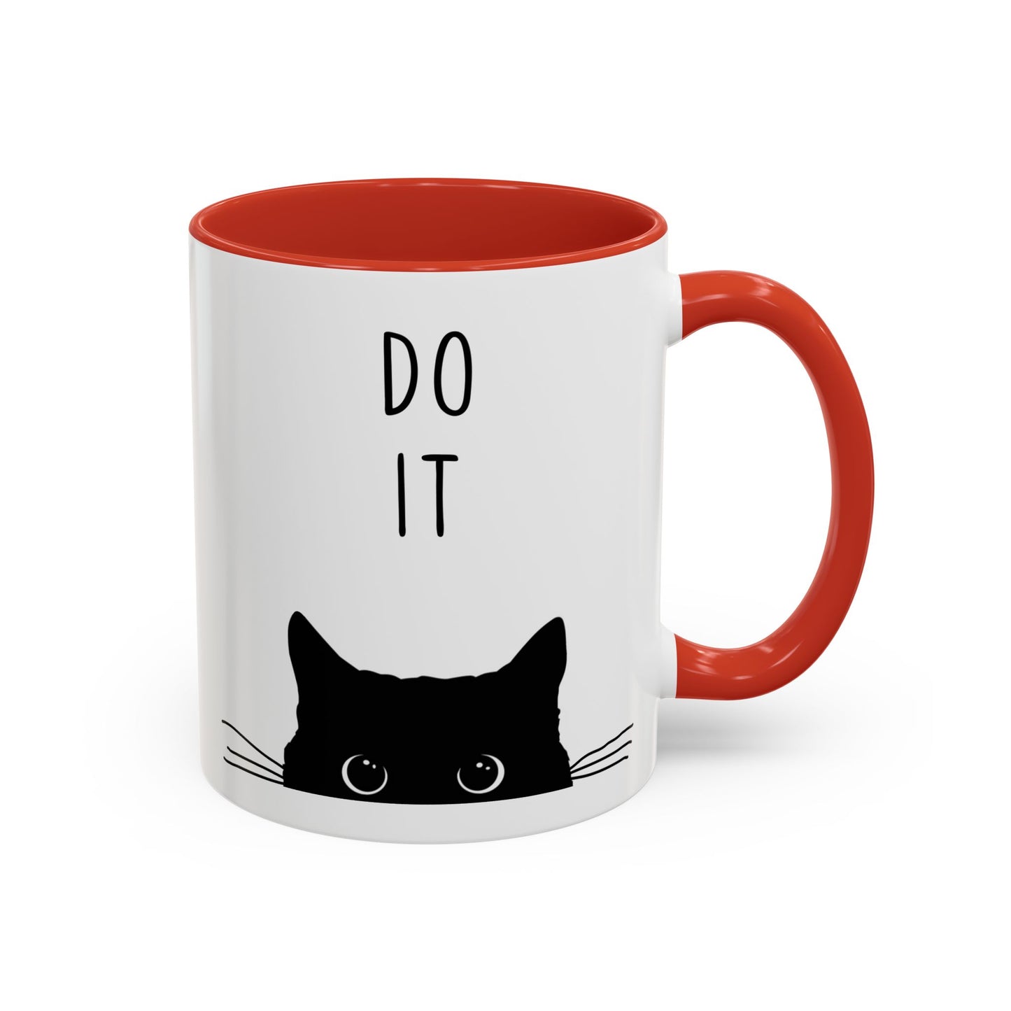 “Do It” Funny Cat Mug | Custom Made Coffee Cup for Cat Lovers & Pet Owners