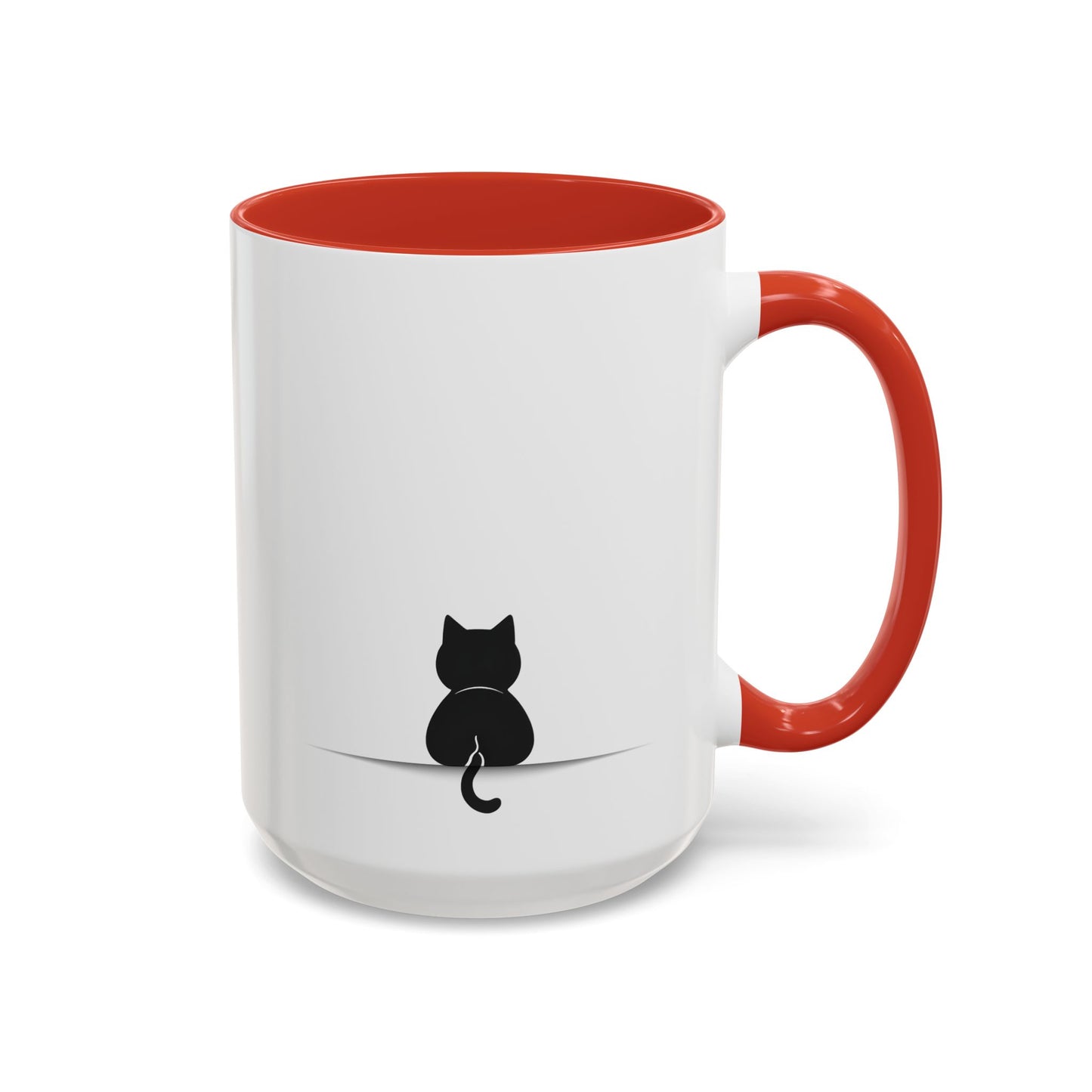 Minimalist Black Cat Mug | Cute Cat Lover Gift | Custom Made Pet Coffee Cup