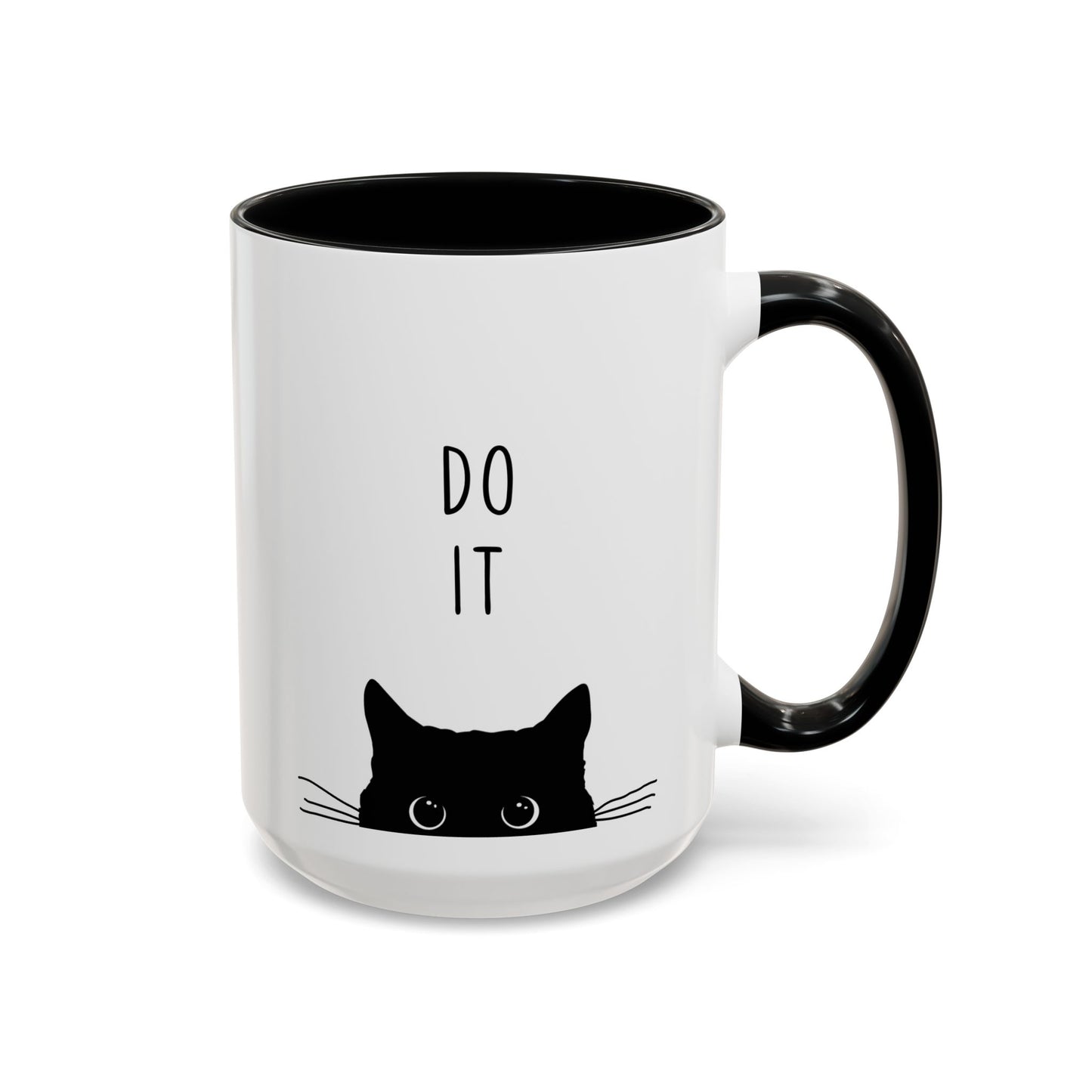 “Do It” Funny Cat Mug | Custom Made Coffee Cup for Cat Lovers & Pet Owners