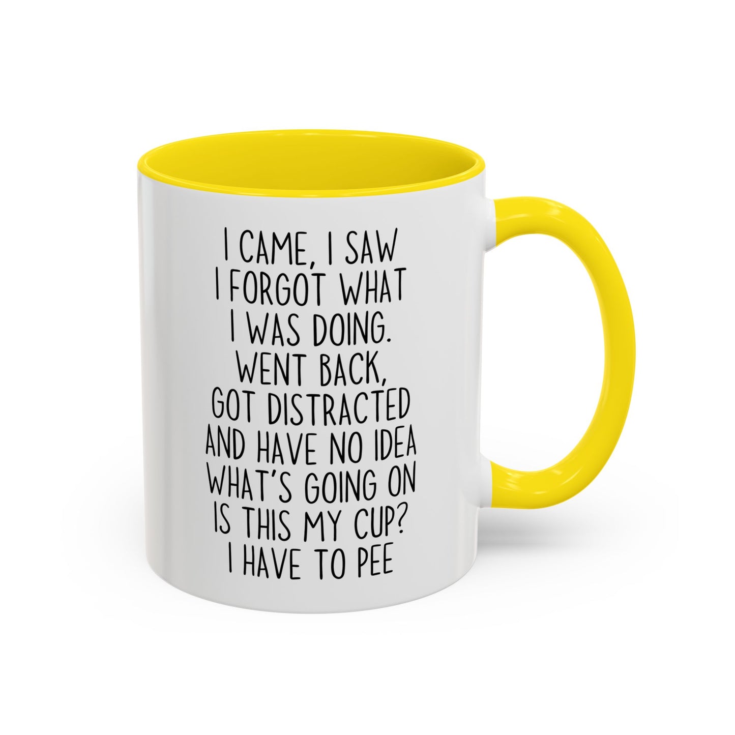 Funny Relatable Mug – “I Came, I Saw, I Forgot What I Was Doing” | Sarcastic Coffee Cup For Work, Office Humor Gift, ADHD Mug
