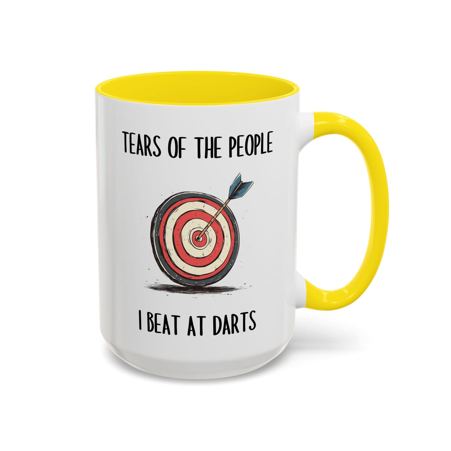 Tears of the People I Beat at Darts Mug | Funny Darts Player Gift | Custom Made Coffee Cup