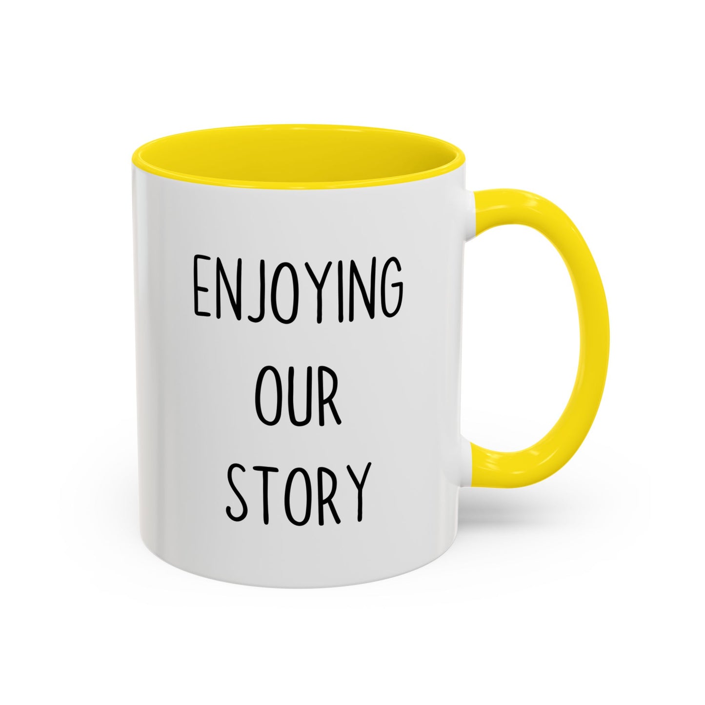 Enjoying Our Story Mug | Romantic Coffee Mug for Couples | Custom Made Anniversary & Love Gift