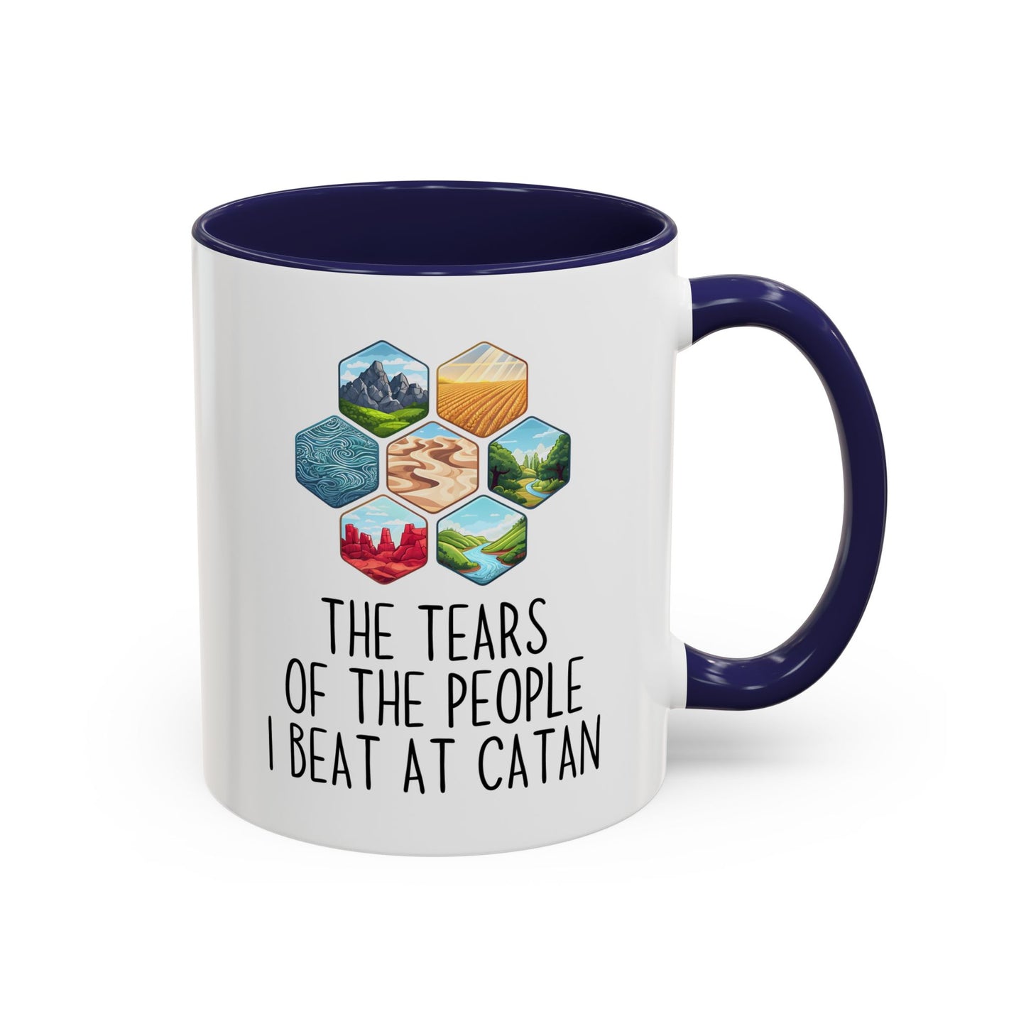 The Tears of the People I Beat at Catan Mug | Funny Board Game Coffee Cup | Custom Made Gift for Gamers & Catan Fans