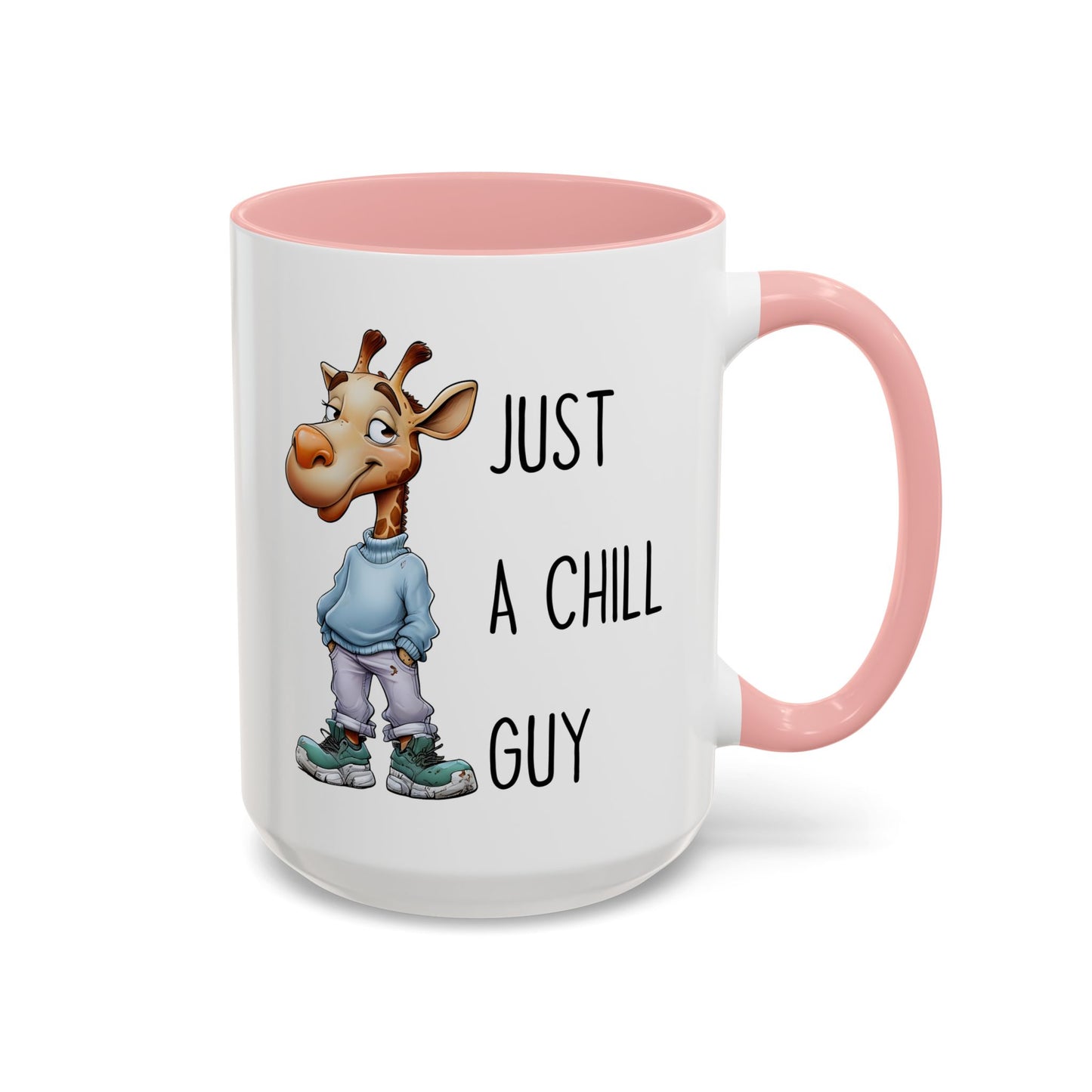 Just a Chill Guy Giraffe Mug | Funny Animal Coffee Cup | Custom Made Gift for Giraffe Lovers