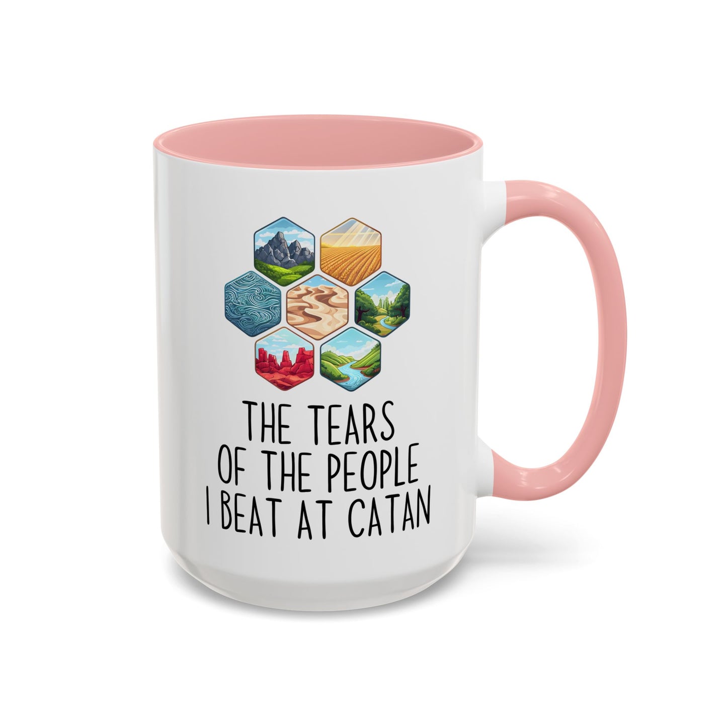The Tears of the People I Beat at Catan Mug | Funny Board Game Coffee Cup | Custom Made Gift for Gamers & Catan Fans